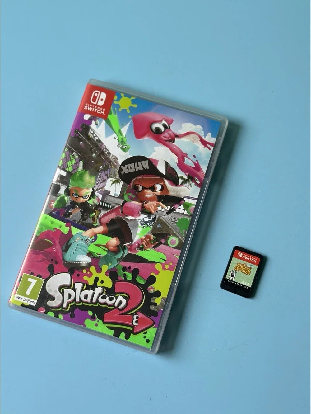 Animal Crossing: New Horizons + Splatoon 2 Games - Nintendo Switch